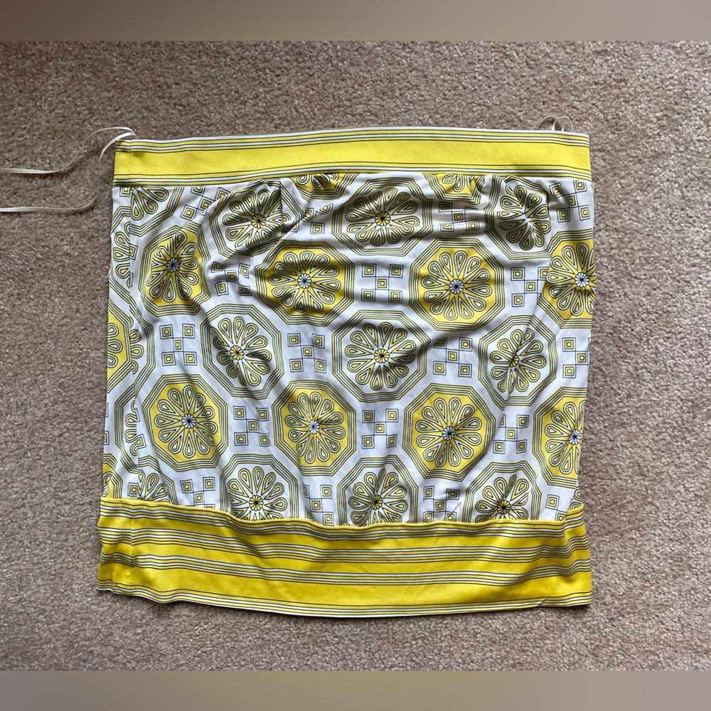 Trina Turk Silk Tube Top M
